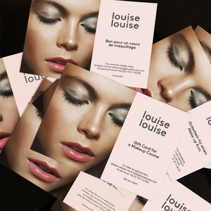 Des bons de cadeau pour des cours de maquillage personnalisés