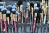 Ein Set sauber gereinigter Make-up Pinsel